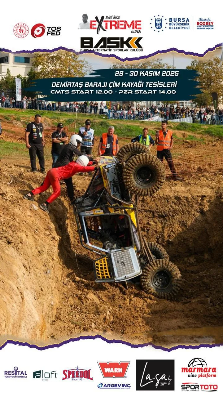 Avni İnce Extreme Kupası Bursa Yarışı afişi